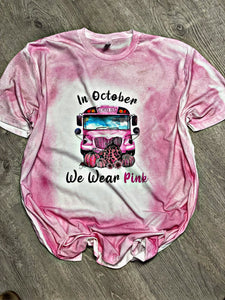 In October we wear pink (bus)