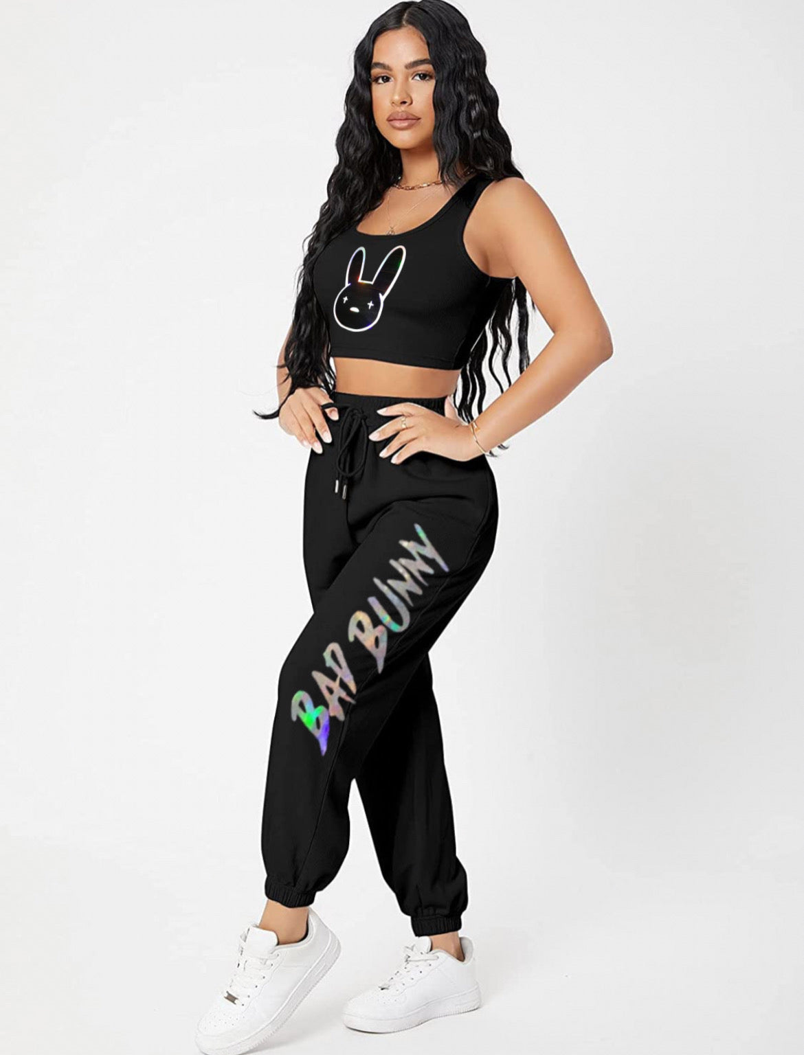 Bad Bunny sweatpant and top set